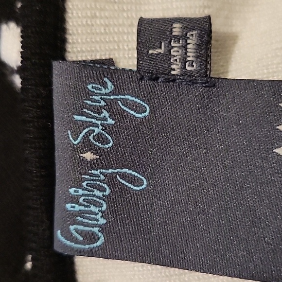 GABBY SKYE large black and white sweater midi dress - Picture 3 of 5